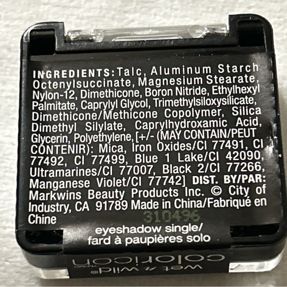 Wet N Wild Color Icon Eye Shadow Single 255D Panther .06 oz (black matte) sealed - Picture 7 of 7